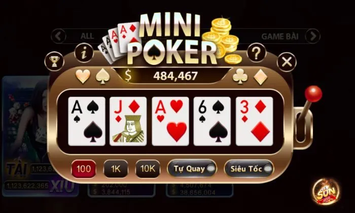 Mini Poker Sunwin Thiết kế giao diện Mini Poker Sunwin chuyên nghiệp