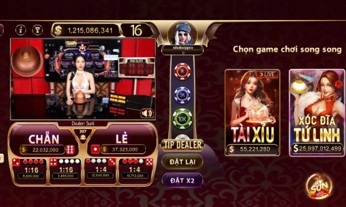 Xóc đĩa Sunwin là một trò cá cược online đang rất hot đối với giới game thủ